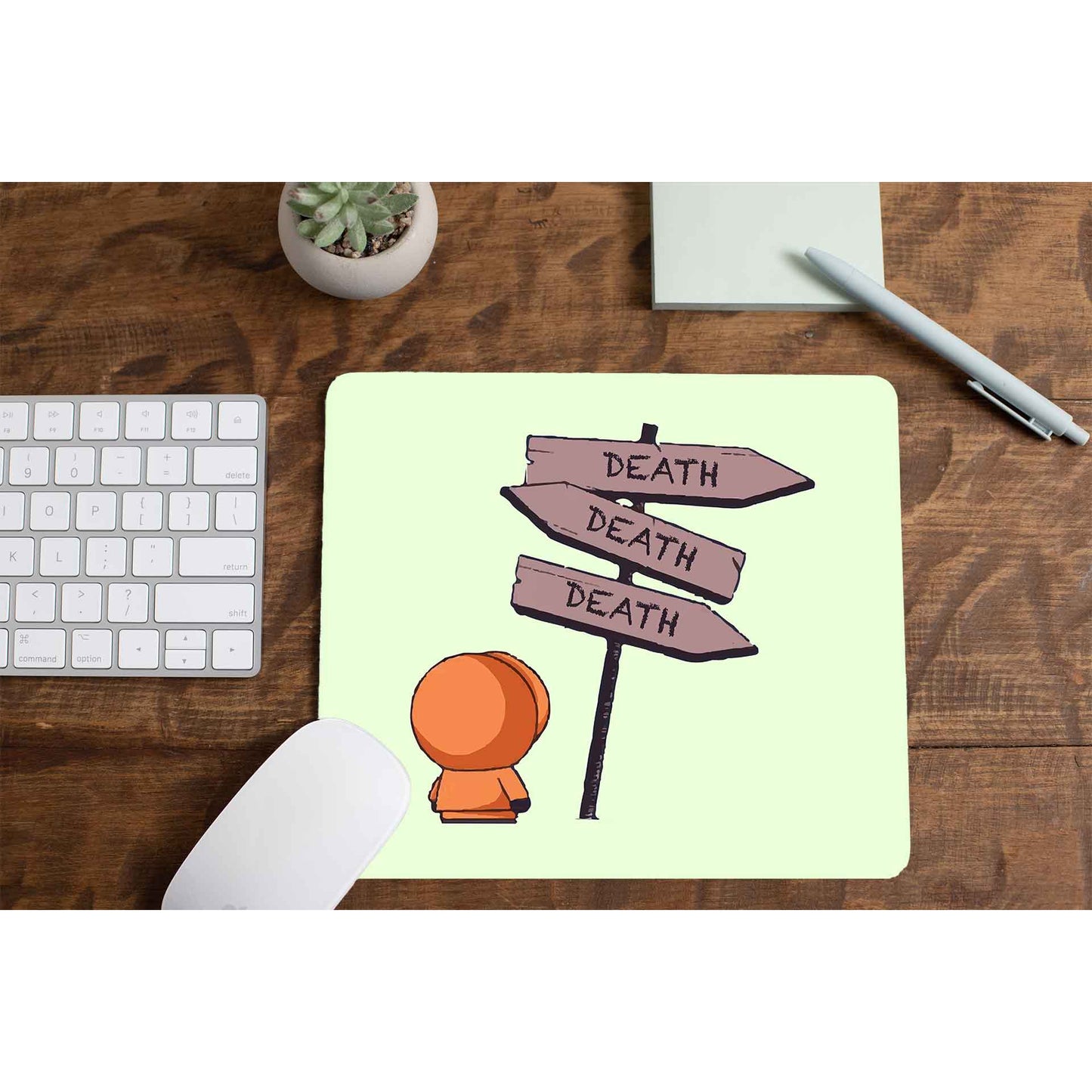 south park the deadly signboard mousepad logitech large anime tv & movies buy online united states of america usa the banyan tee tbt men women girls boys unisex south park kenny cartman stan kyle cartoon character illustration