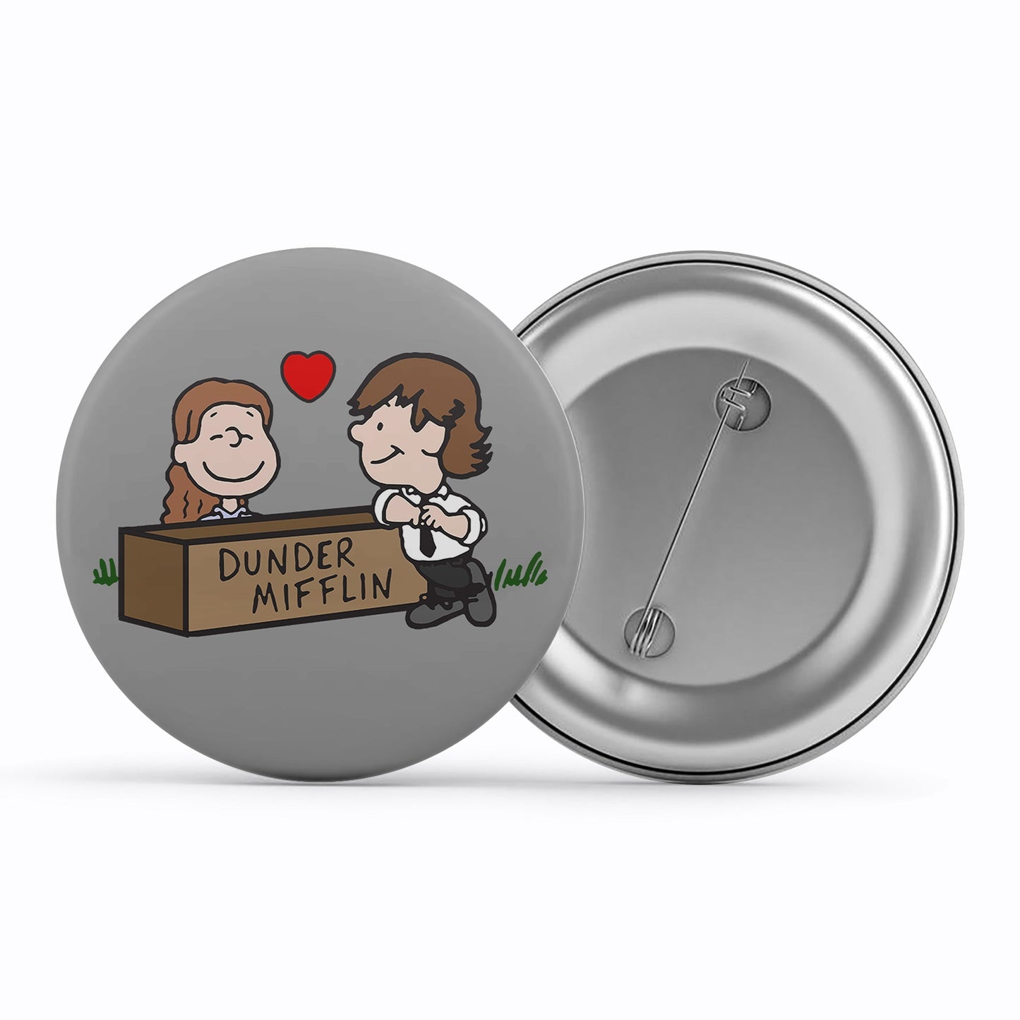 the office jim & pam badge pin button tv & movies buy online india the banyan tee tbt men women girls boys unisex