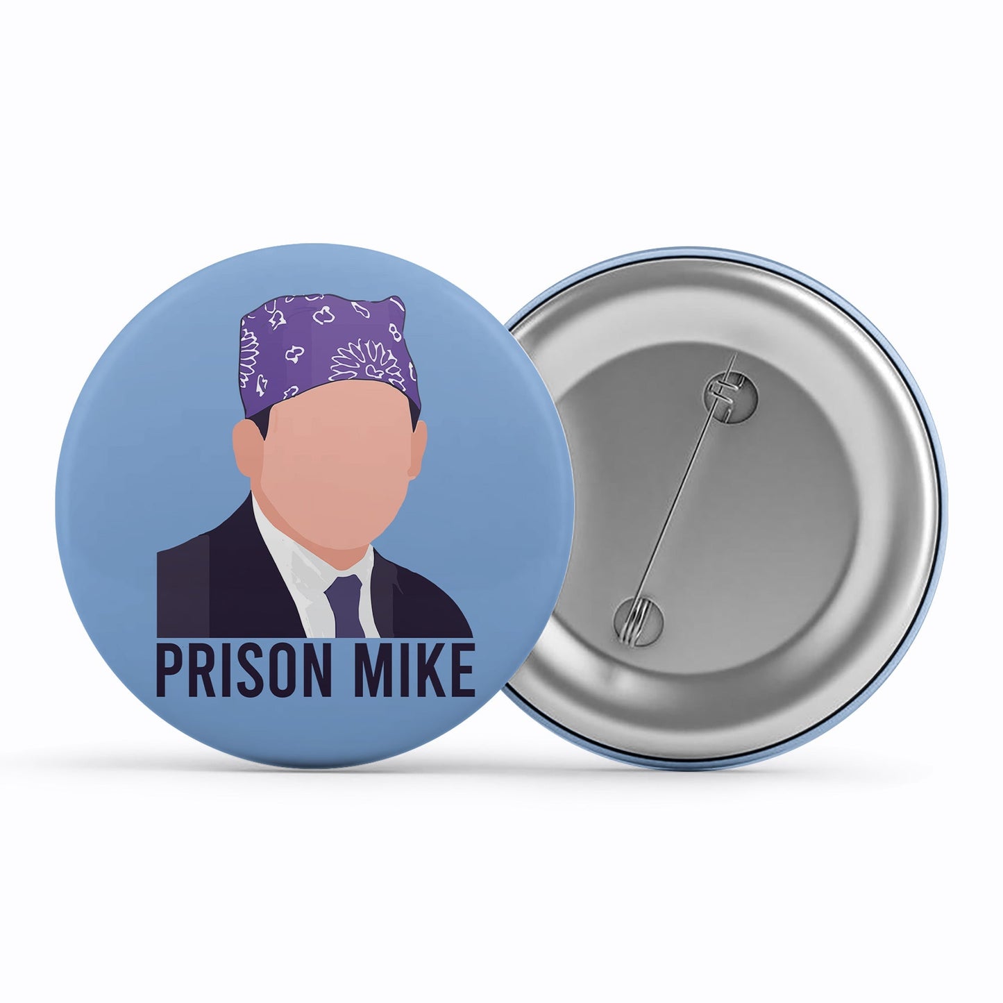 the office prison mike badge pin button tv & movies buy online india the banyan tee tbt men women girls boys unisex - michael scott