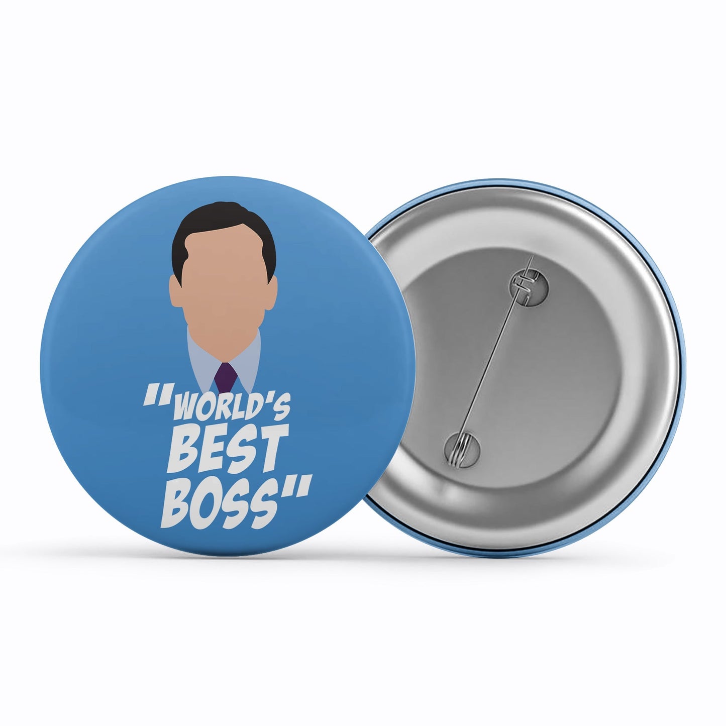 the office world's best boss badge pin button tv & movies buy online india the banyan tee tbt men women girls boys unisex - michael scott