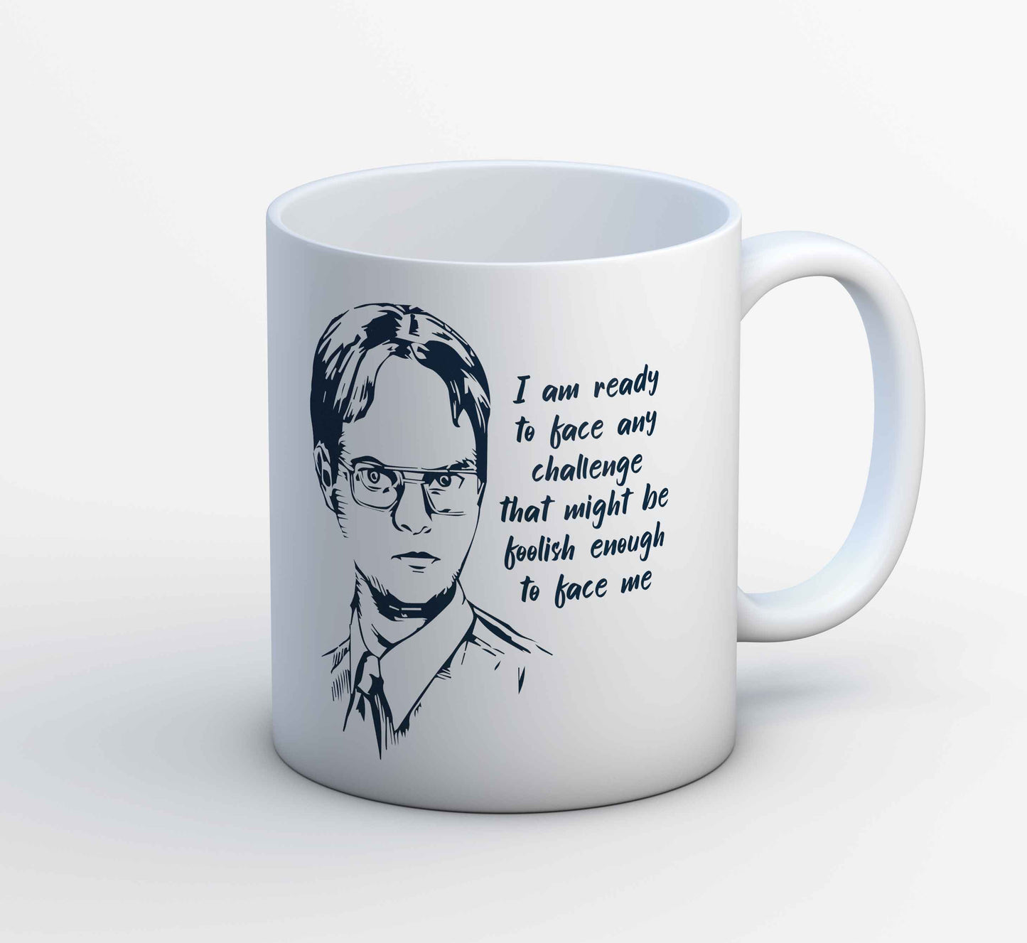 the office dwight mug coffee ceramic tv & movies buy online usa united states of america the banyan tee tbt men women girls boys unisex - i am ready to face any challenge
