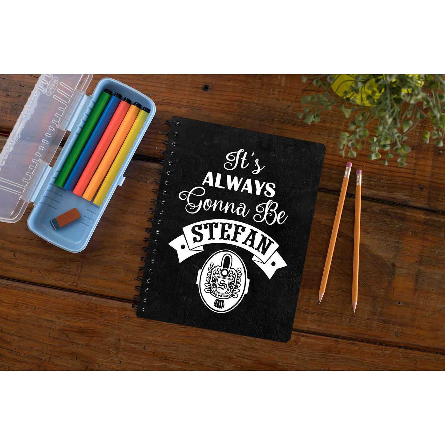 The Vampire Diaries Notebook - Stefan The Banyan Tee TBT