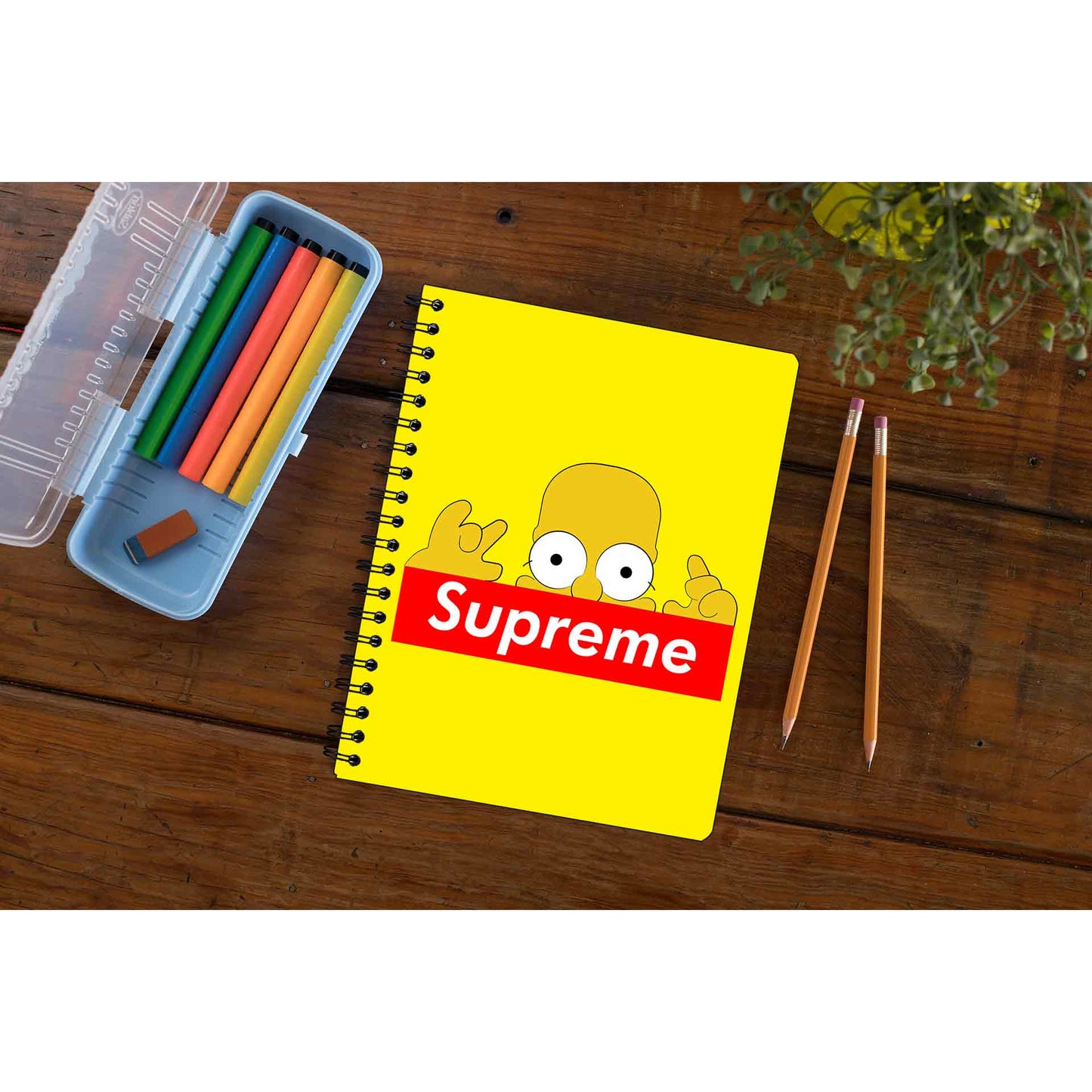 The Simpsons Notebook Notepad Diary by The Banyan Tee TBT