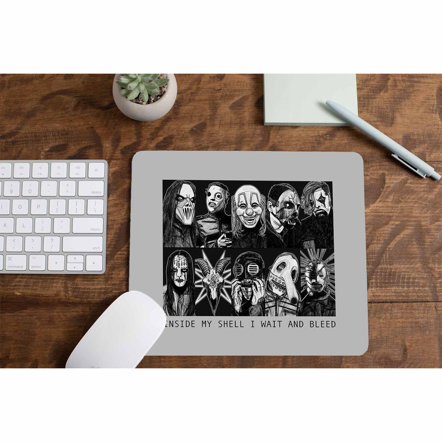 slipknot wait & bleed mousepad logitech large anime music band buy online united states of america usa the banyan tee tbt men women girls boys unisex
