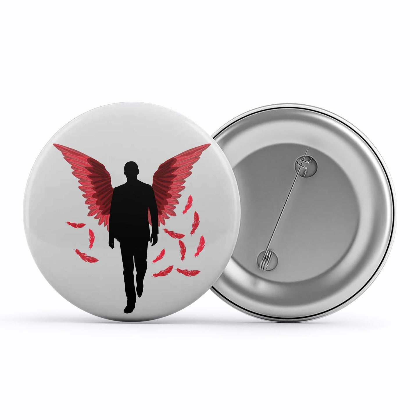 Lucifer Badge - Metal Pin Button The Banyan Tee TBT