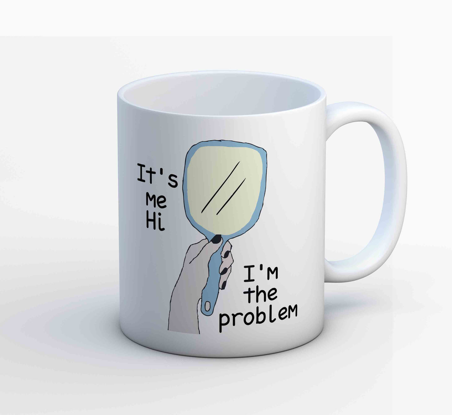 taylor swift anti hero mug coffee ceramic music band buy online usa united states of america the banyan tee tbt men women girls boys unisex it's me hi i'm the problem