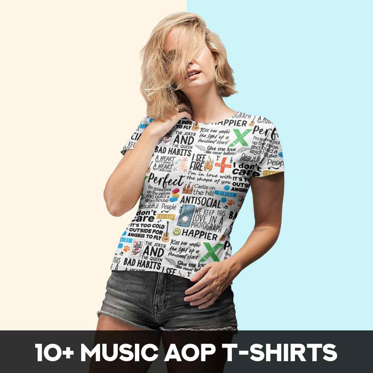 Music Inspired AOP T-shirts