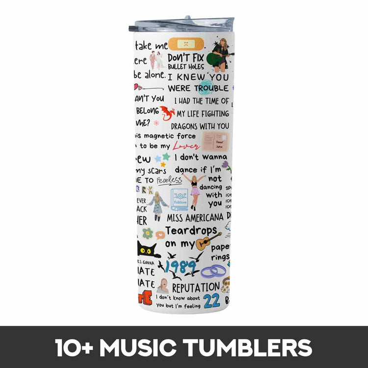 Music Inspired Tumblers