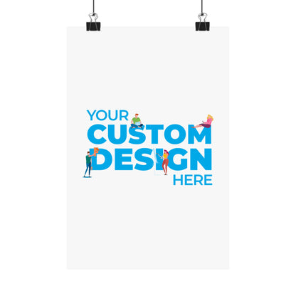 Custom Matte Vertical Posters