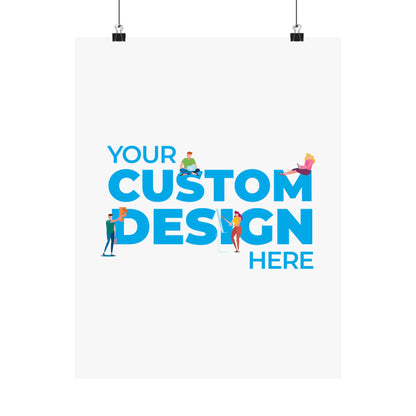 Custom Matte Vertical Posters