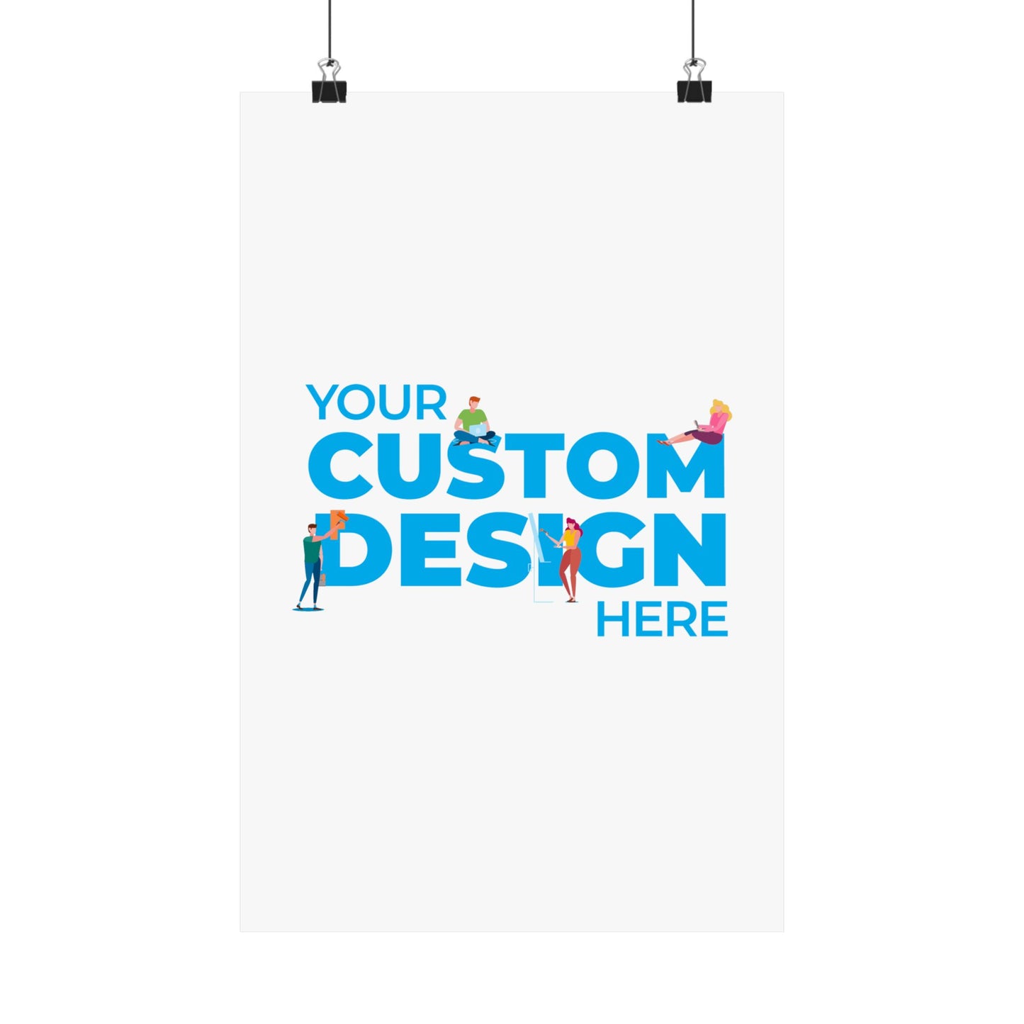 Custom Matte Vertical Posters