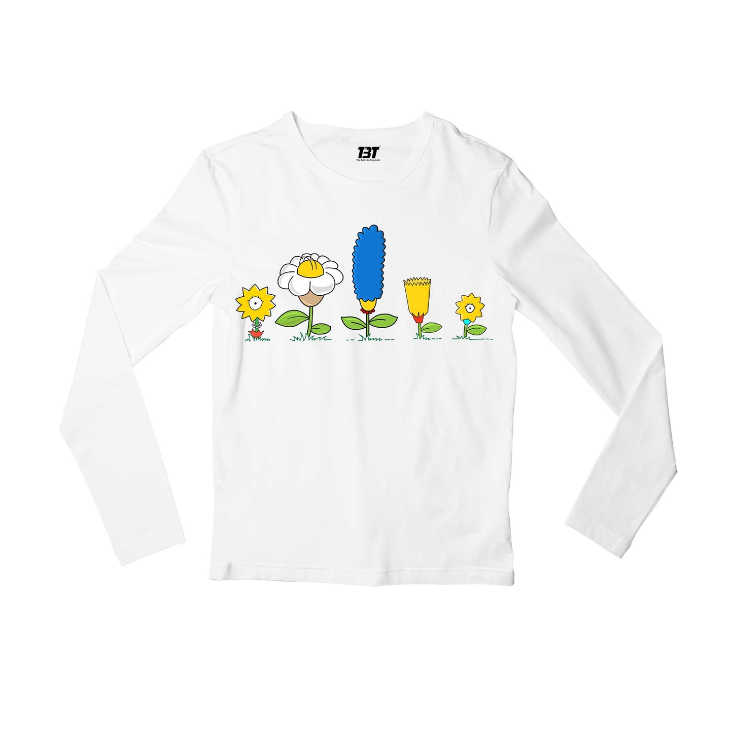 The Simpsons Full Sleeves T-shirt Full Sleeves T-shirt The Banyan Tee TBT Merchandise Apparel Clothing