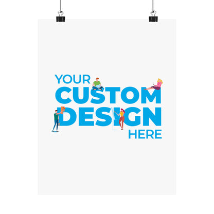 Custom Matte Vertical Posters