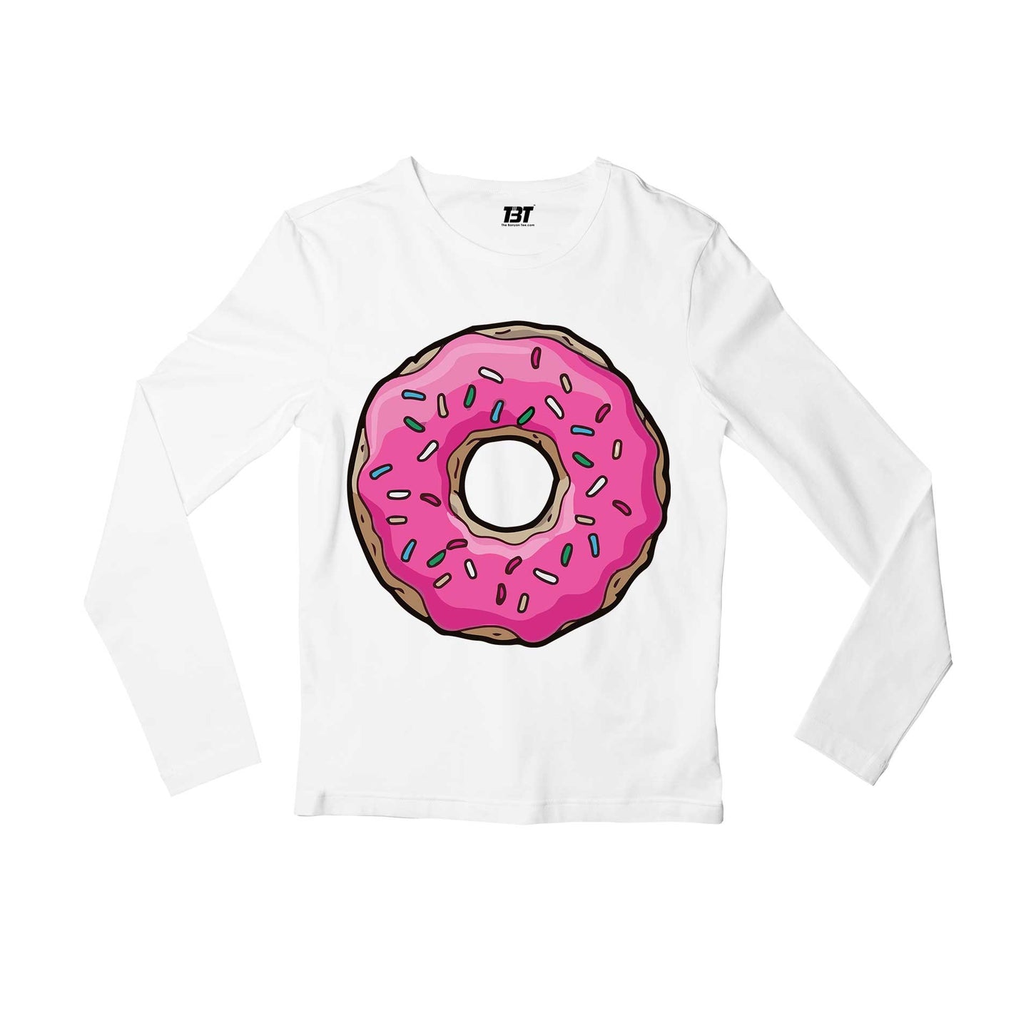 The Simpsons Full Sleeves T-shirt Full Sleeves T-shirt The Banyan Tee TBT Merchandise Apparel Clothing