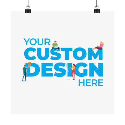 Custom Matte Vertical Posters