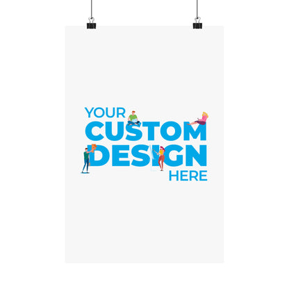 Custom Matte Vertical Posters