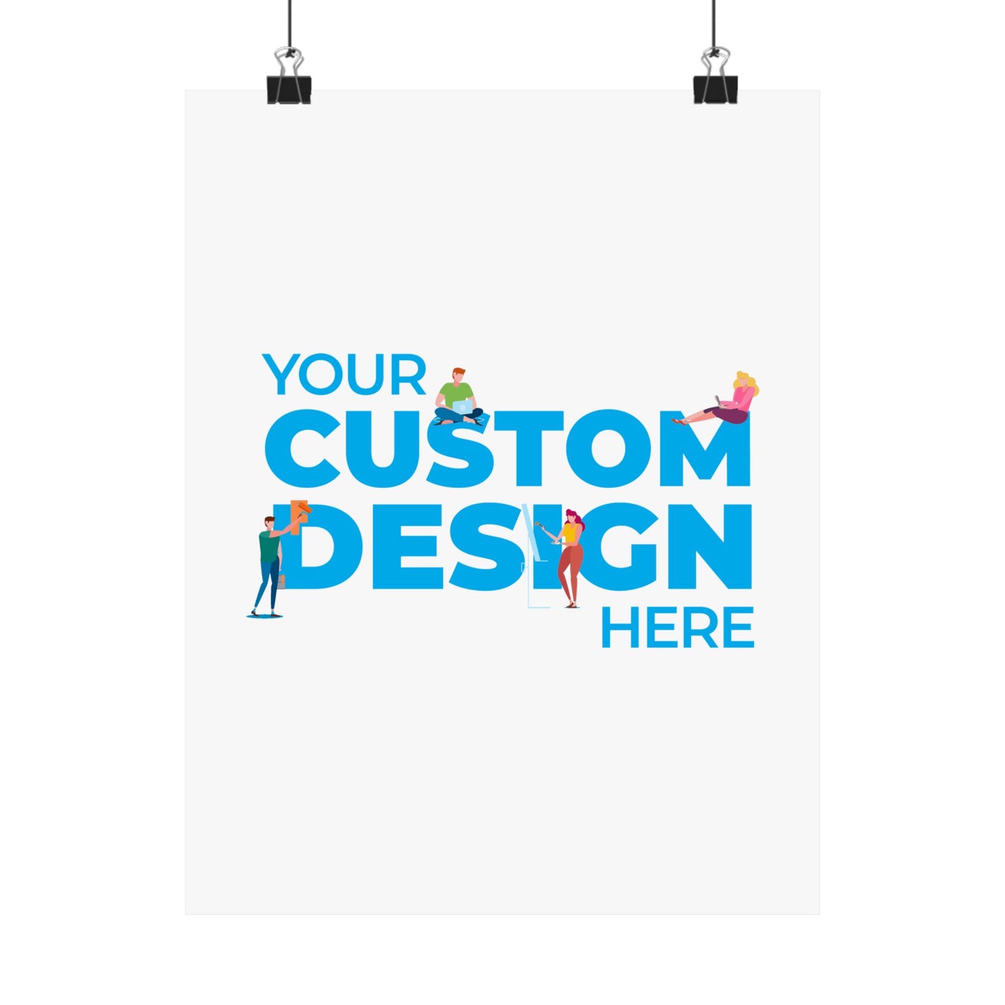 Custom Matte Vertical Posters