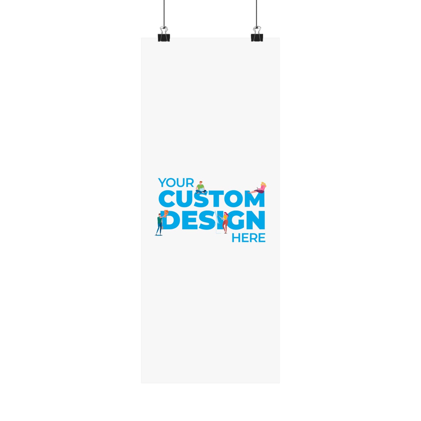 Custom Matte Vertical Posters