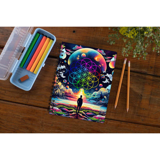 coldplay ethereal skies notebook notepad diary buy online united states of america usa the banyan tee tbt unruled