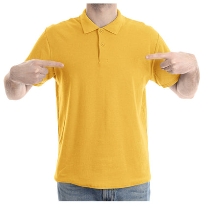 Mustard Yellow Polo T shirt | Premium Cotton | Wardrobe Essential