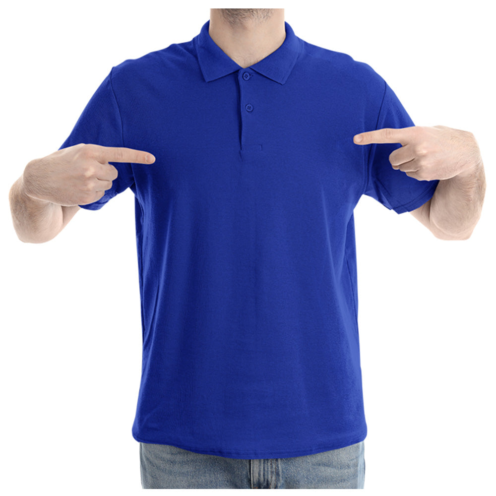 Royal Blue Polo T shirt | Premium Cotton | Wardrobe Essential
