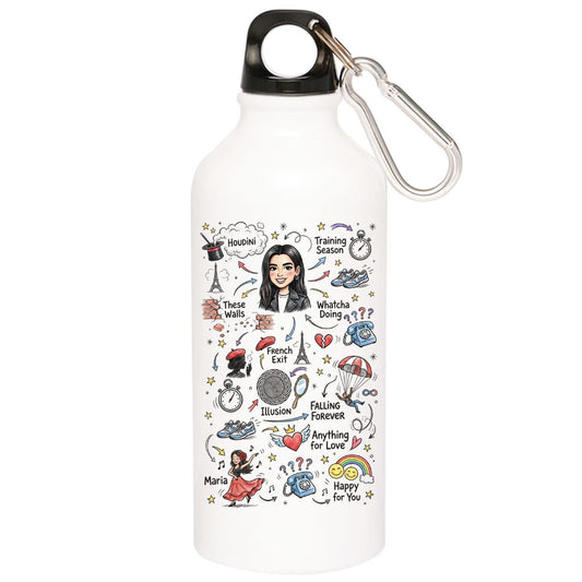 dua lipa du-dle sipper steel water bottle flask gym shaker music band buy online india the banyan tee tbt men women girls boys unisex  