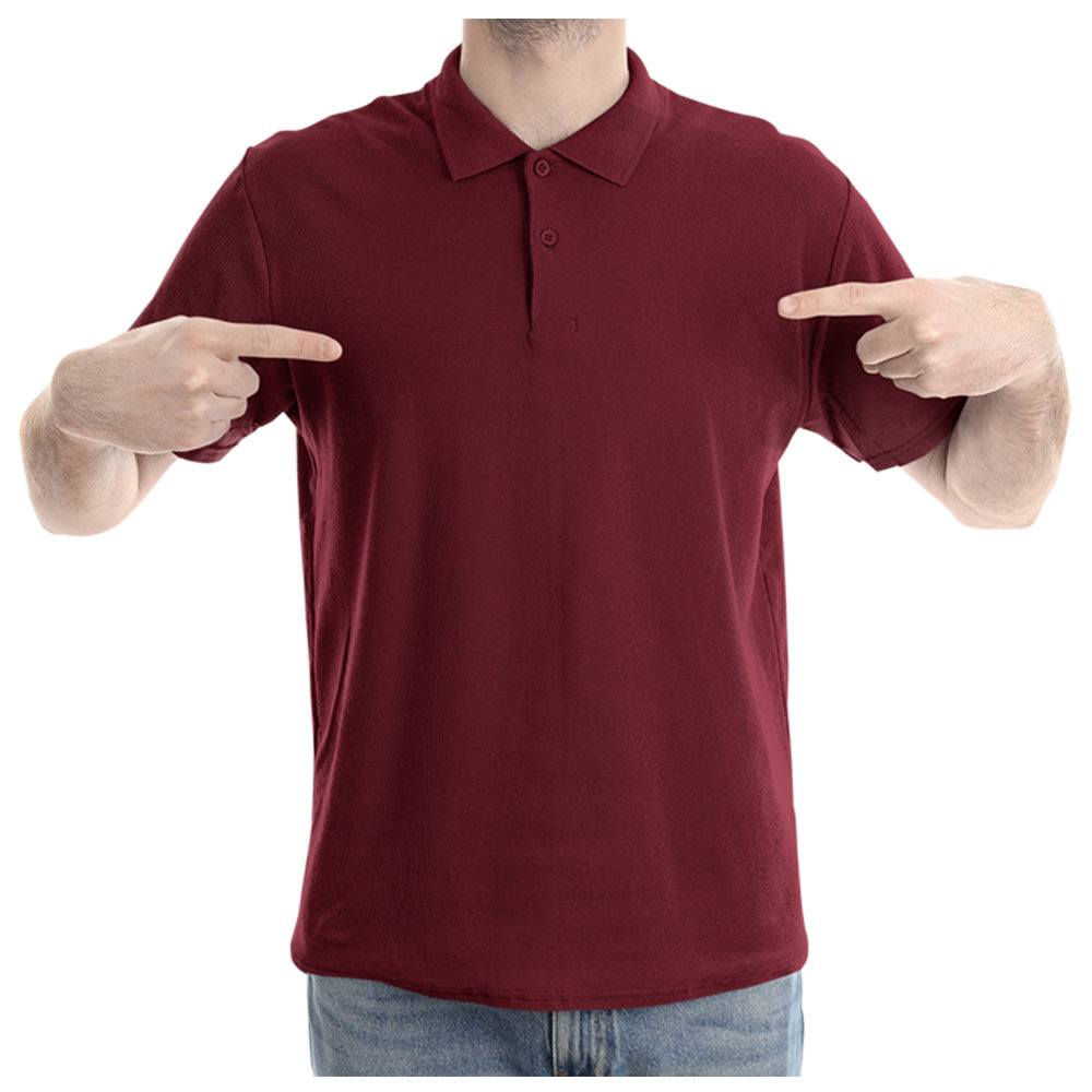 Maroon Polo T shirt | Premium Cotton | Wardrobe Essential