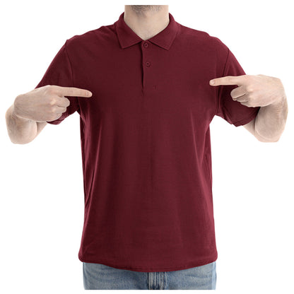 Maroon Polo T shirt | Premium Cotton | Wardrobe Essential