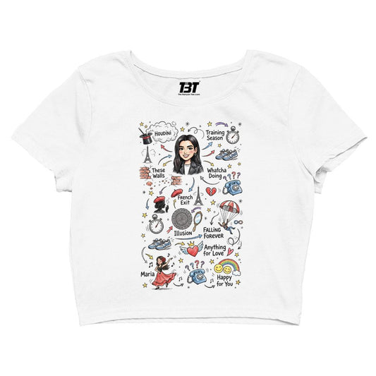 dua lipa du-dle crop top music band buy online united states usa the banyan tee tbt men women girls boys unisex s 