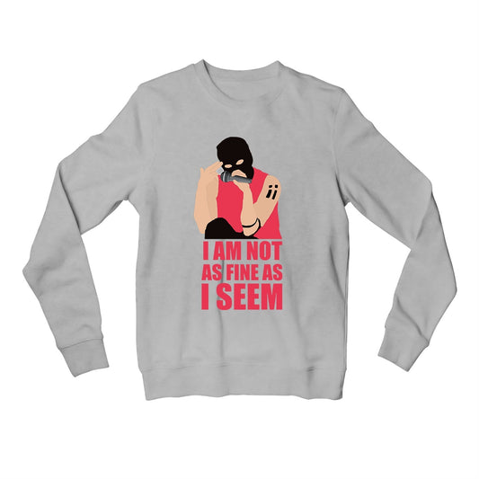 twenty one pilots migraine sweatshirt upper winterwear music band buy online united states usa the banyan tee tbt men women girls boys unisex gray