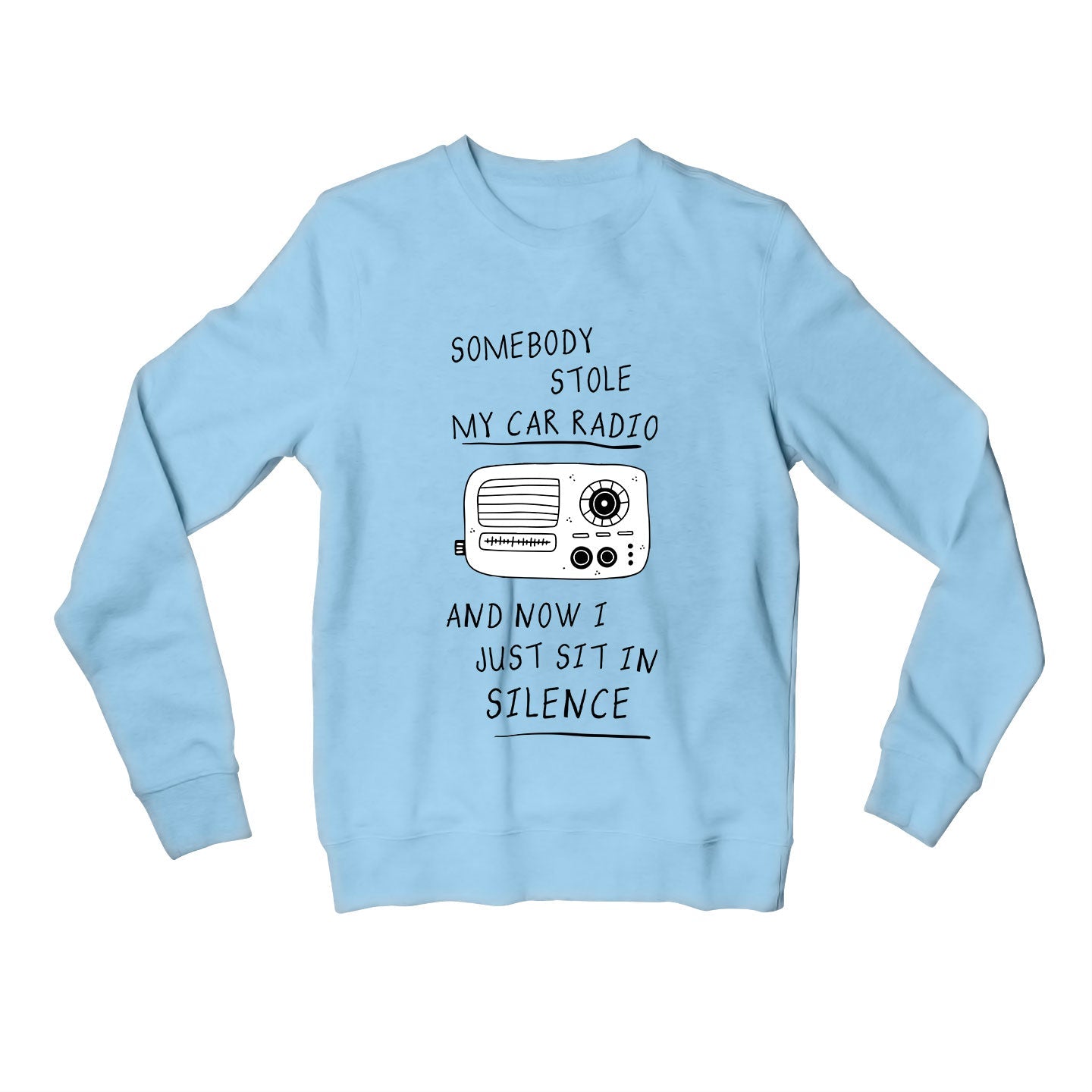twenty one pilots car radio sweatshirt upper winterwear music band buy online united states usa the banyan tee tbt men women girls boys unisex baby blue