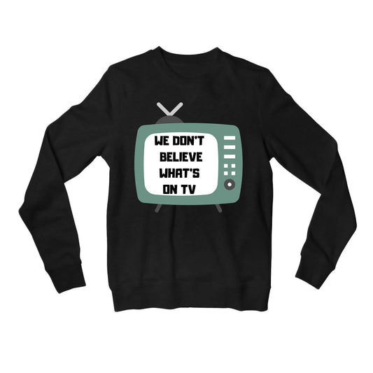 twenty one pilots we don't believe sweatshirt upper winterwear music band buy online united states usa the banyan tee tbt men women girls boys unisex black