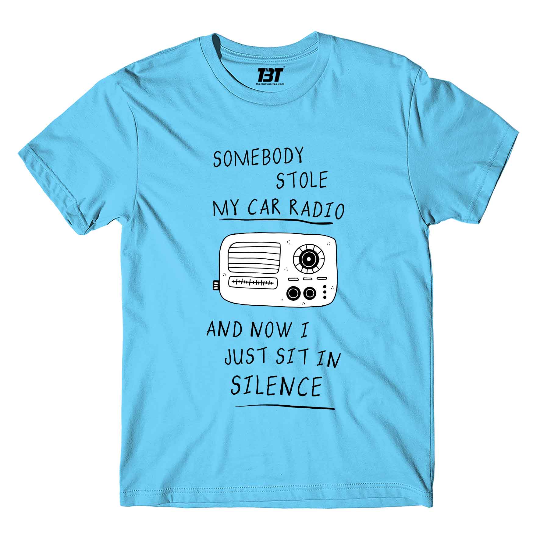 twenty one pilots car radio t-shirt music band buy online united states of america usa the banyan tee tbt men women girls boys unisex sky blue