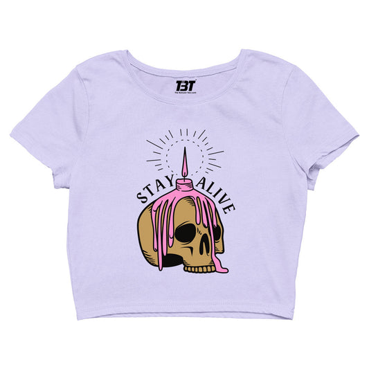 twenty one pilots alive crop top music band buy online united states of america usa the banyan tee tbt men women girls boys unisex sky blue