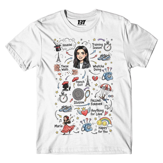 dua lipa du-dle t-shirt music band buy online united states usa the banyan tee tbt men women girls boys unisex white 