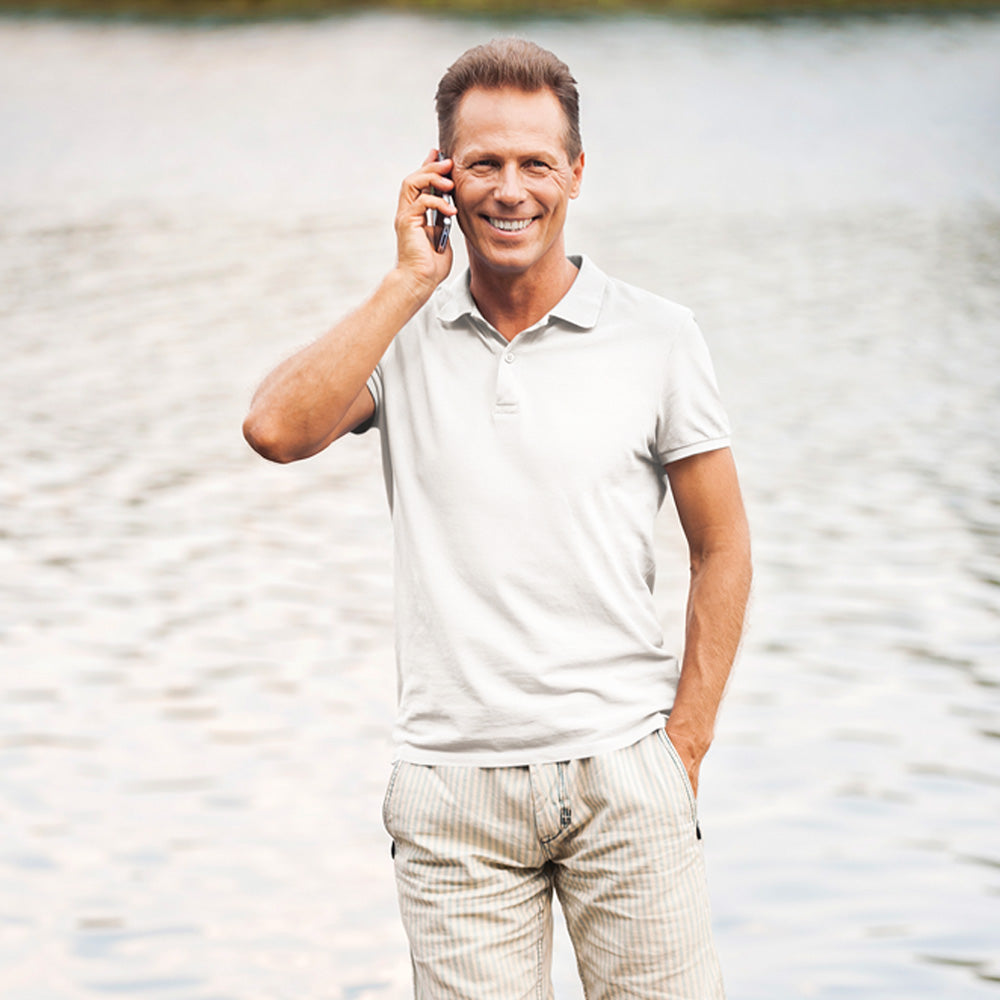 White Polo T shirt | Premium Cotton | Wardrobe Essential