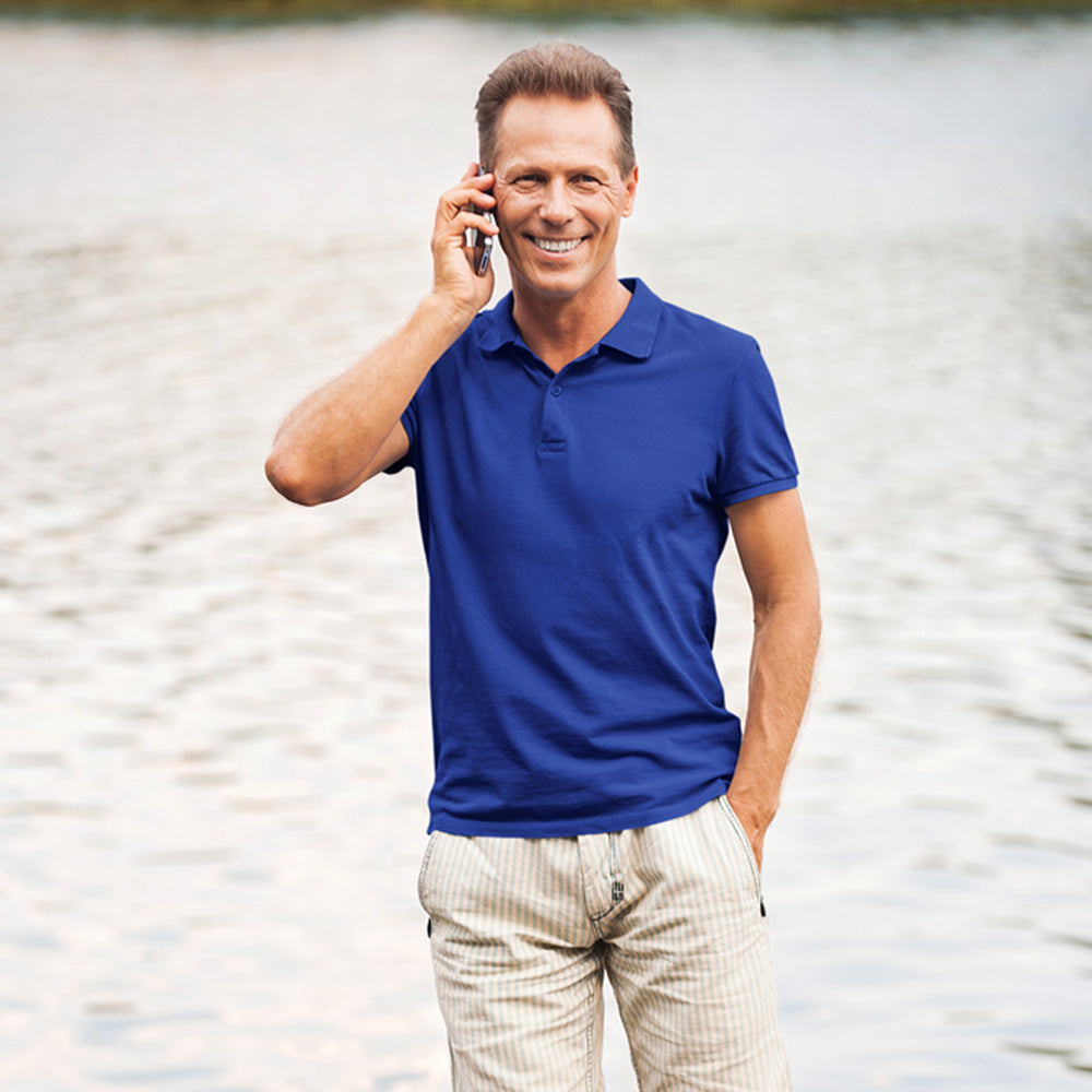 Royal Blue Polo T shirt | Premium Cotton | Wardrobe Essential
