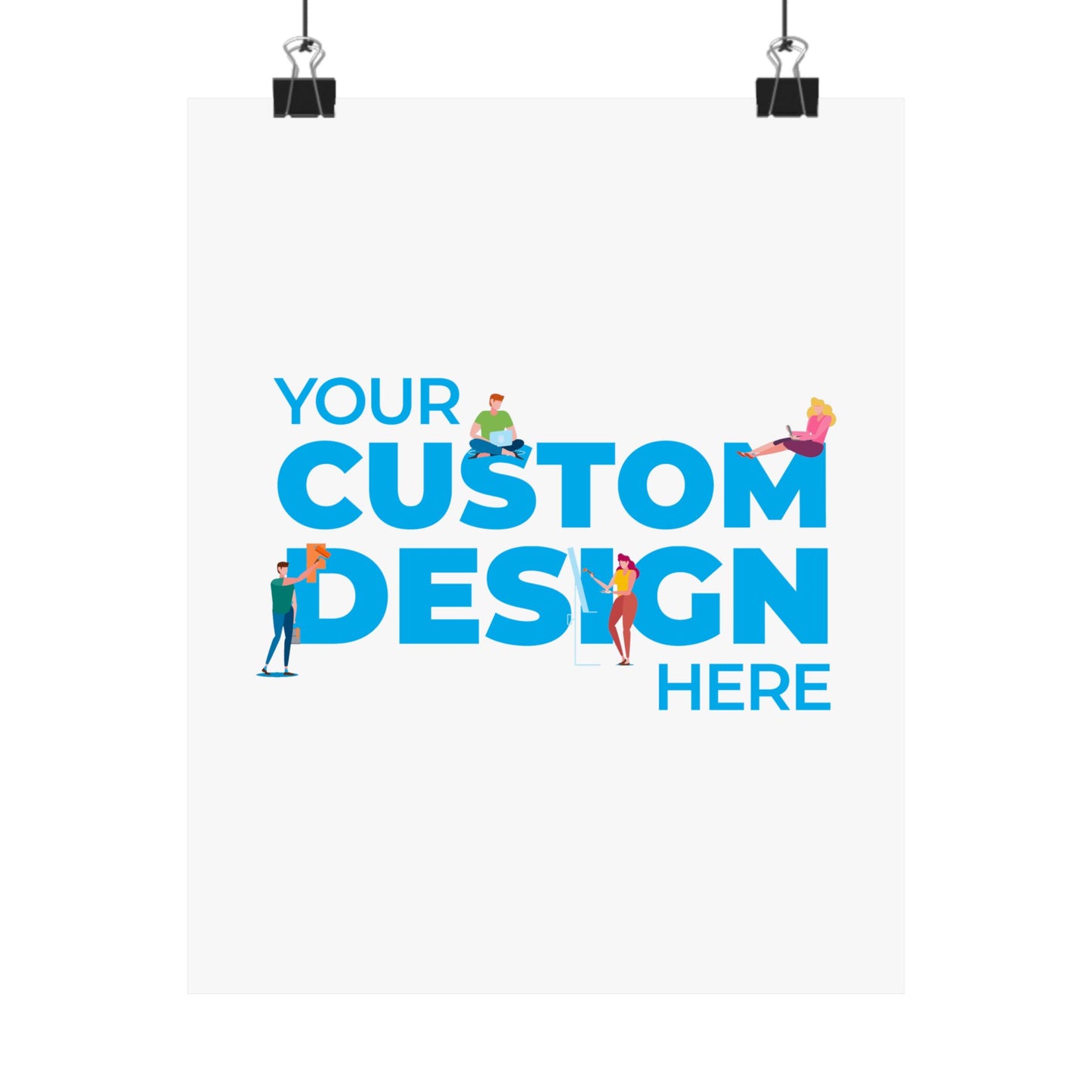 Custom Matte Vertical Posters