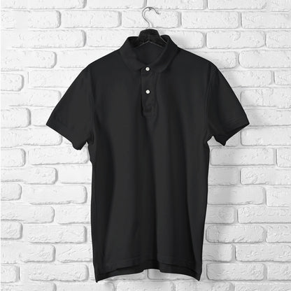 Black Polo T shirt | Premium Cotton | Wardrobe Essential