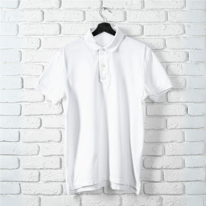 White Polo T shirt | Premium Cotton | Wardrobe Essential