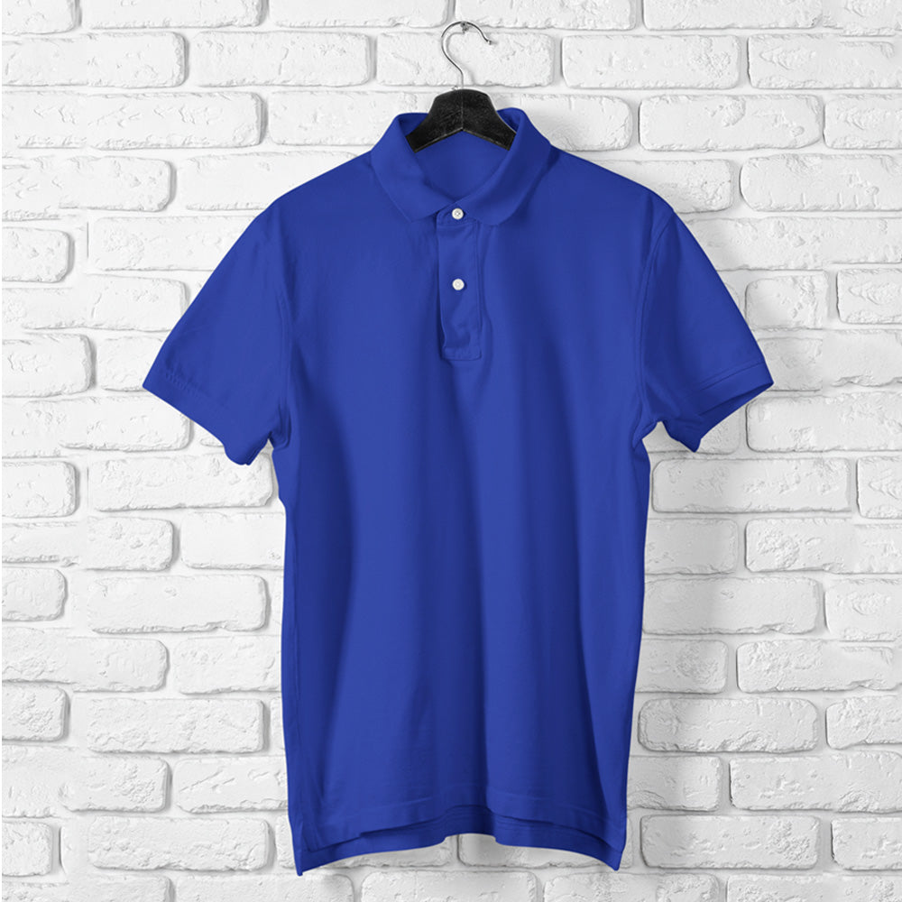 Royal Blue Polo T shirt | Premium Cotton | Wardrobe Essential