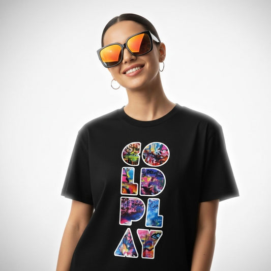 coldplay t shirt graffiti art