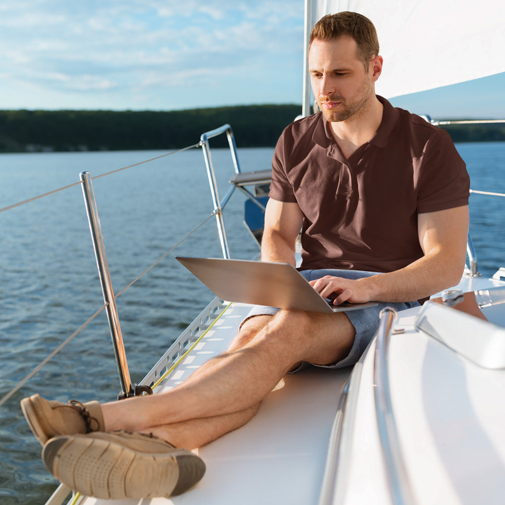 Coffee Brown Polo T shirt | Premium Cotton | Wardrobe Essential