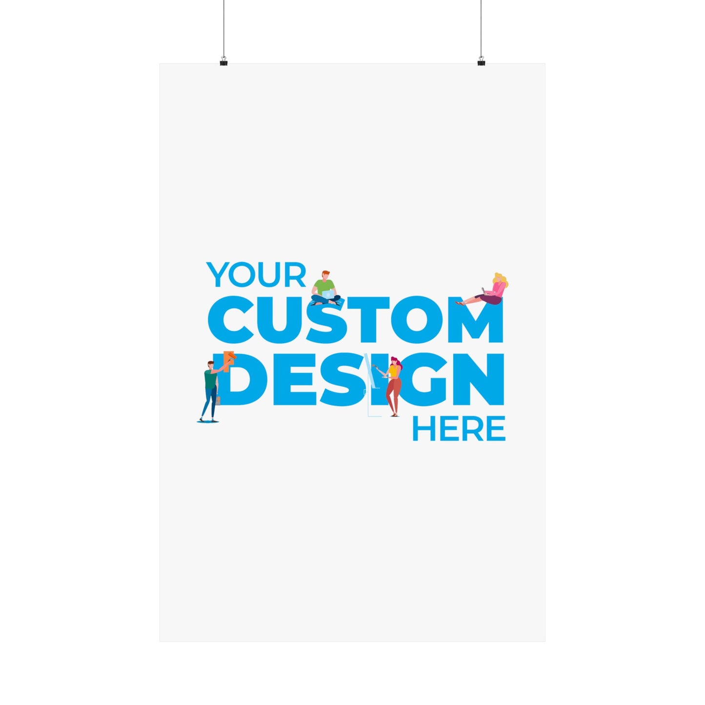 Custom Matte Vertical Posters