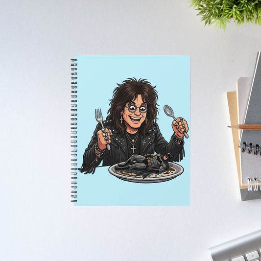 black sabbath bat meal notebook notepad diary buy online united states usa the banyan tee tbt unruled 