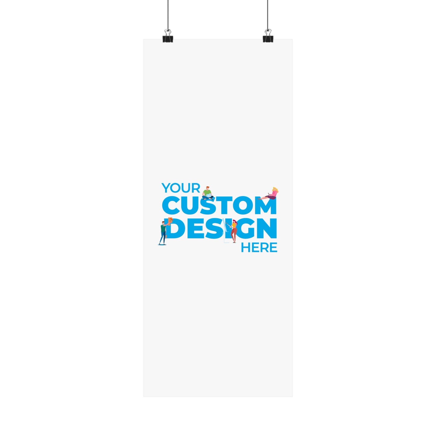 Custom Matte Vertical Posters