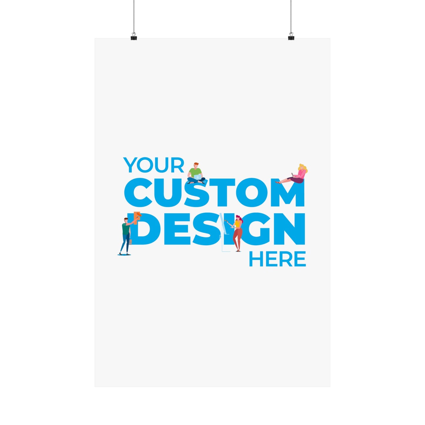 Custom Matte Vertical Posters