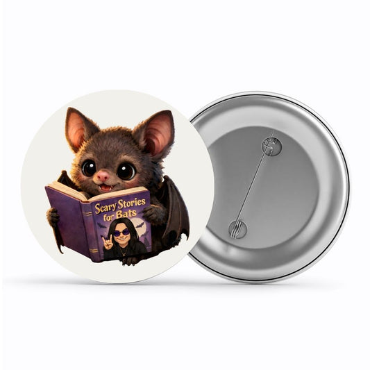 black sabbath scary stories for bats badge pin button music band buy online united states usa the banyan tee tbt men women girls boys unisex  