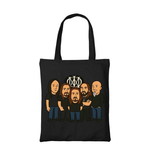 dream theater toon theater tote bag cotton printed music band buy online united states usa the banyan tee tbt men women girls boys unisex  
