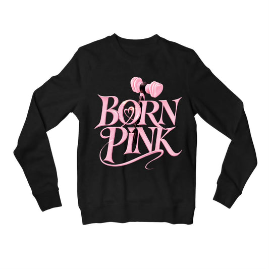 black pink born pink sweatshirt upper winterwear music band buy online united states usa the banyan tee tbt men women girls boys unisex black 